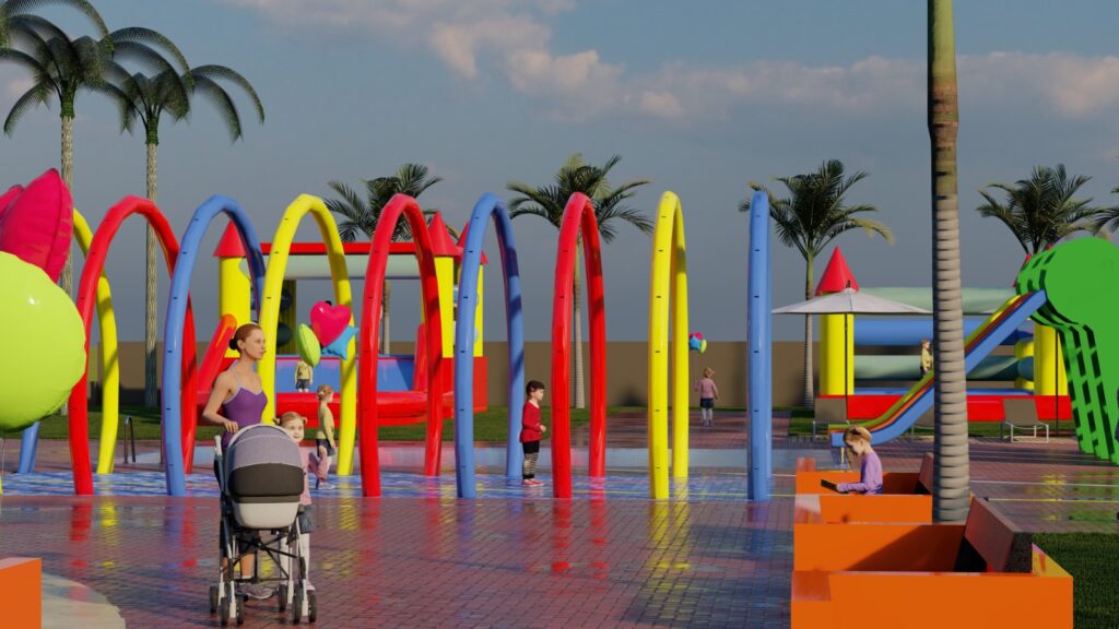 Projects Kids Slide with Pool